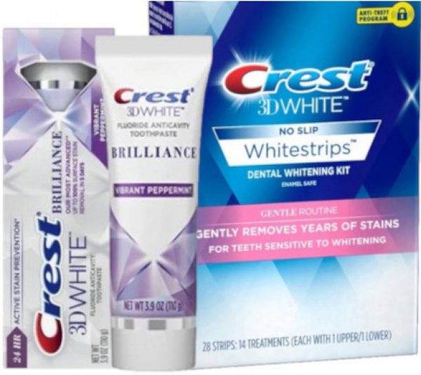 Sale - Crest 3D white Whitestrips Gentle Roaautine - Image 2